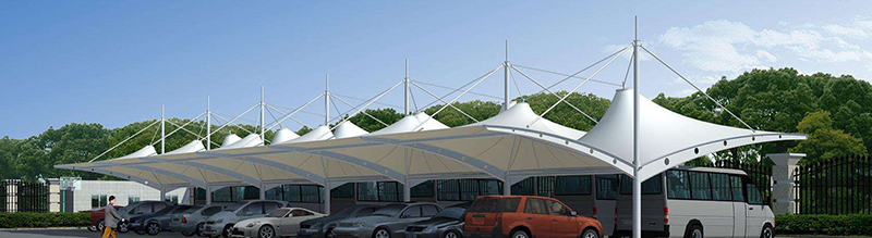 膜結構汽車棚
