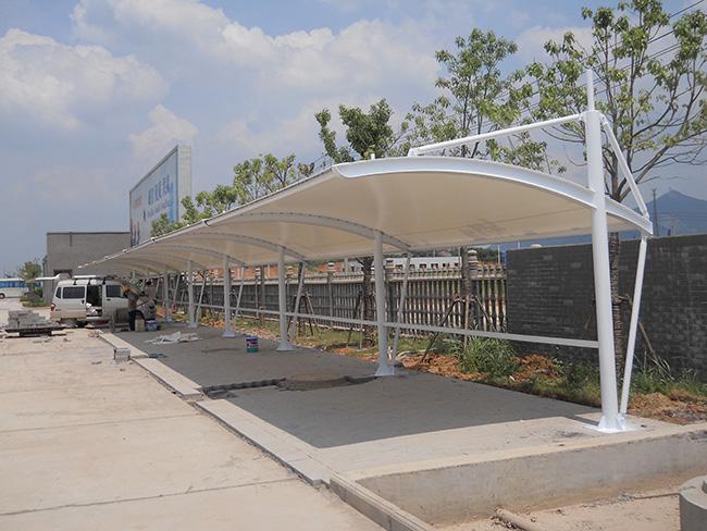 膜結構汽車棚